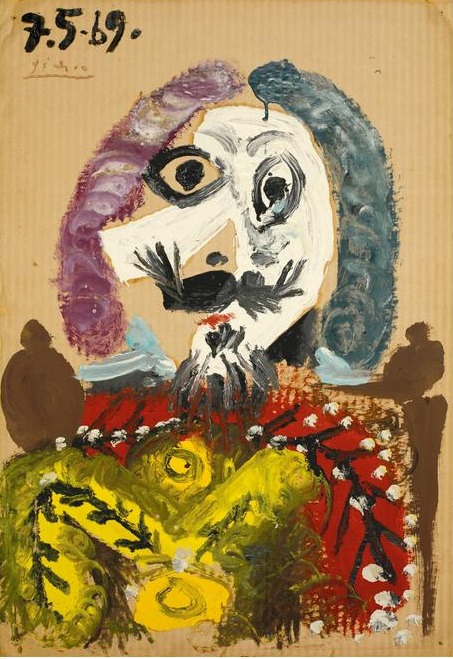 Picasso Buste d’homme 1969
